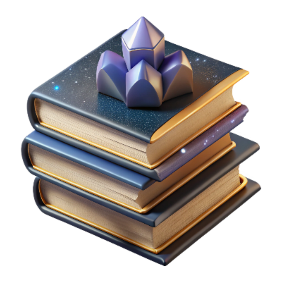 beautiful minimalist Stack of Books Top View Cutout exclusive png