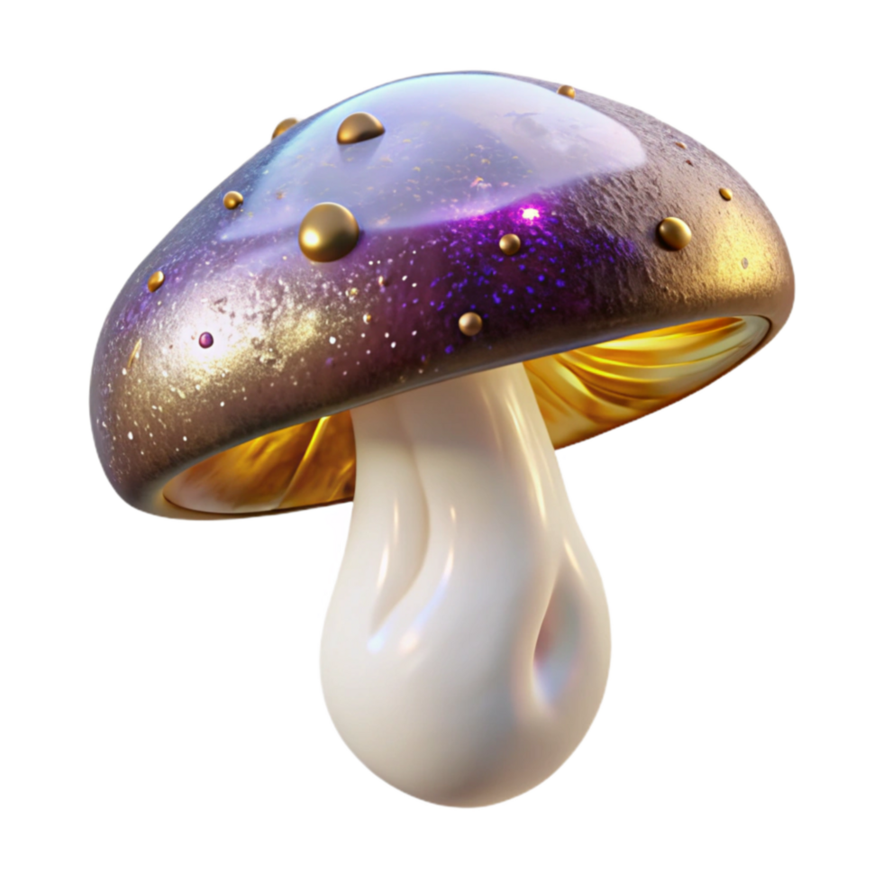 serene abstract White Mushroom Whole Transparent genuine png