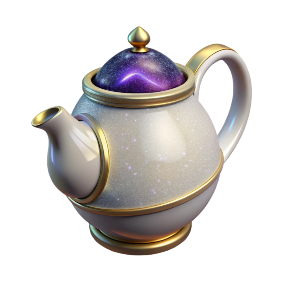magnificent modern White Teapot with Lid Cutout authentic png