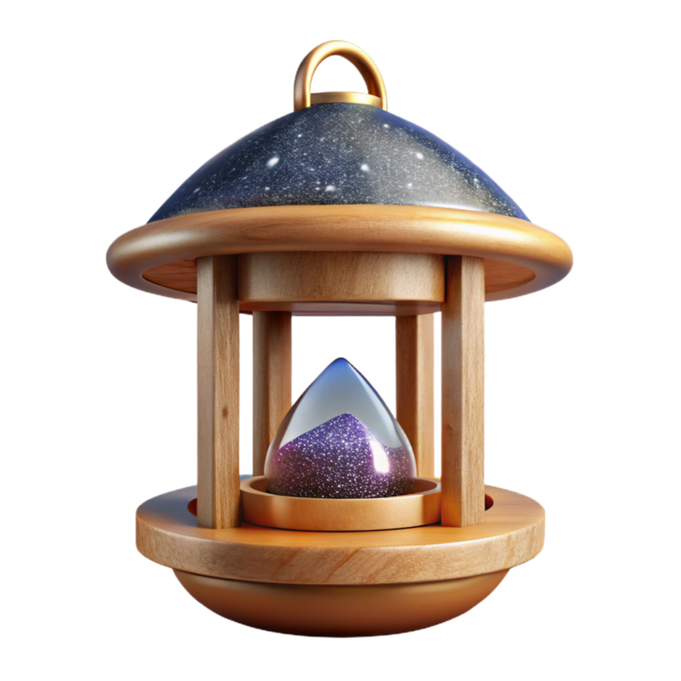 serene rustic Wooden Bird Feeder Hanging Transparent Cutout genuine png