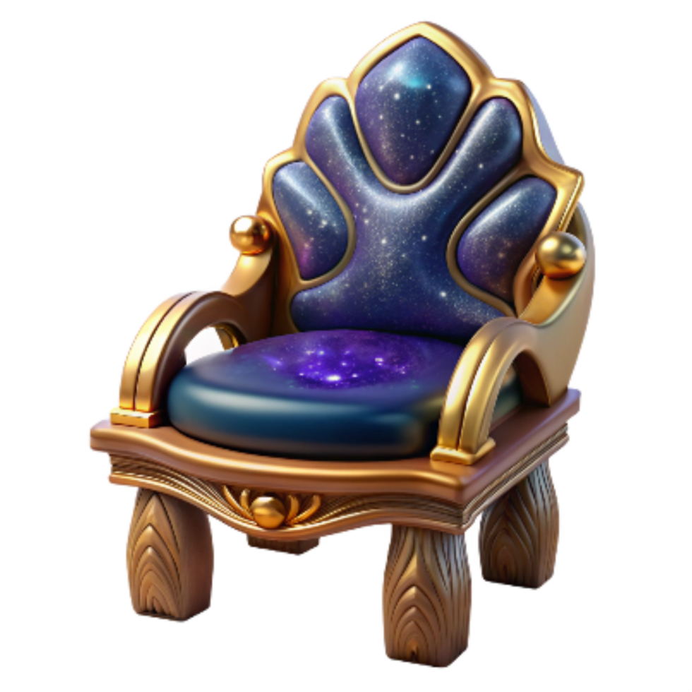dramatic traditional Wooden Chair Front View Transparent Cutout high quality png