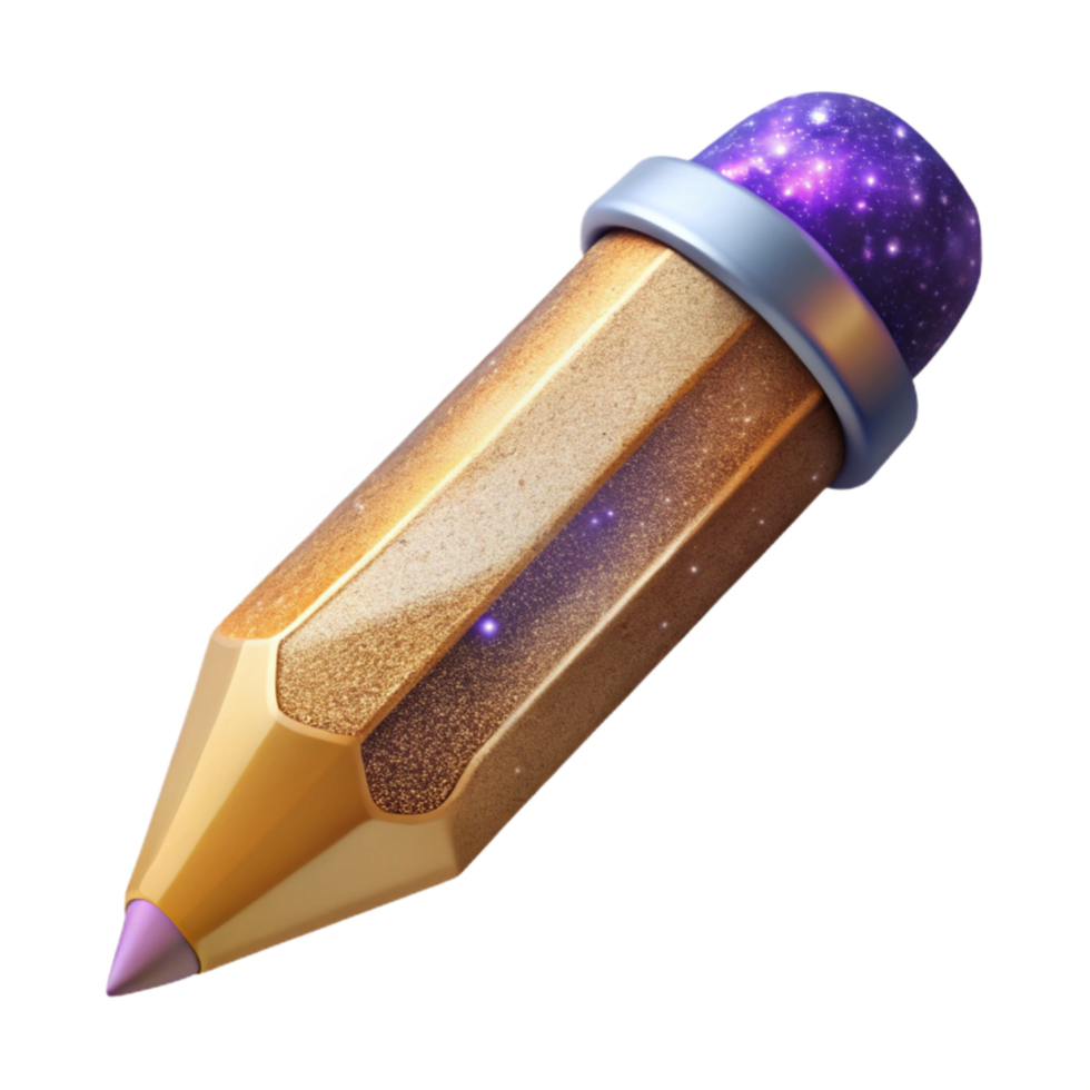 magnificent classic Wooden Pencil Side View Isolated Cutout original png