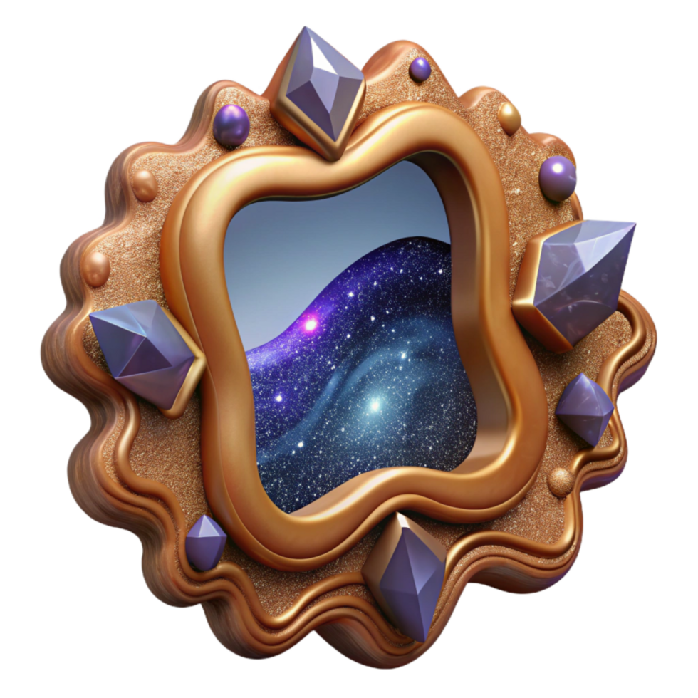 extraordinary classic Wooden Picture Frame Front View Isolated Element detailed png