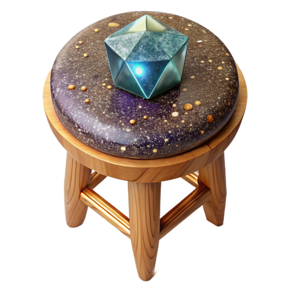 impressive traditional Wooden Stool Top View Cutout professional png