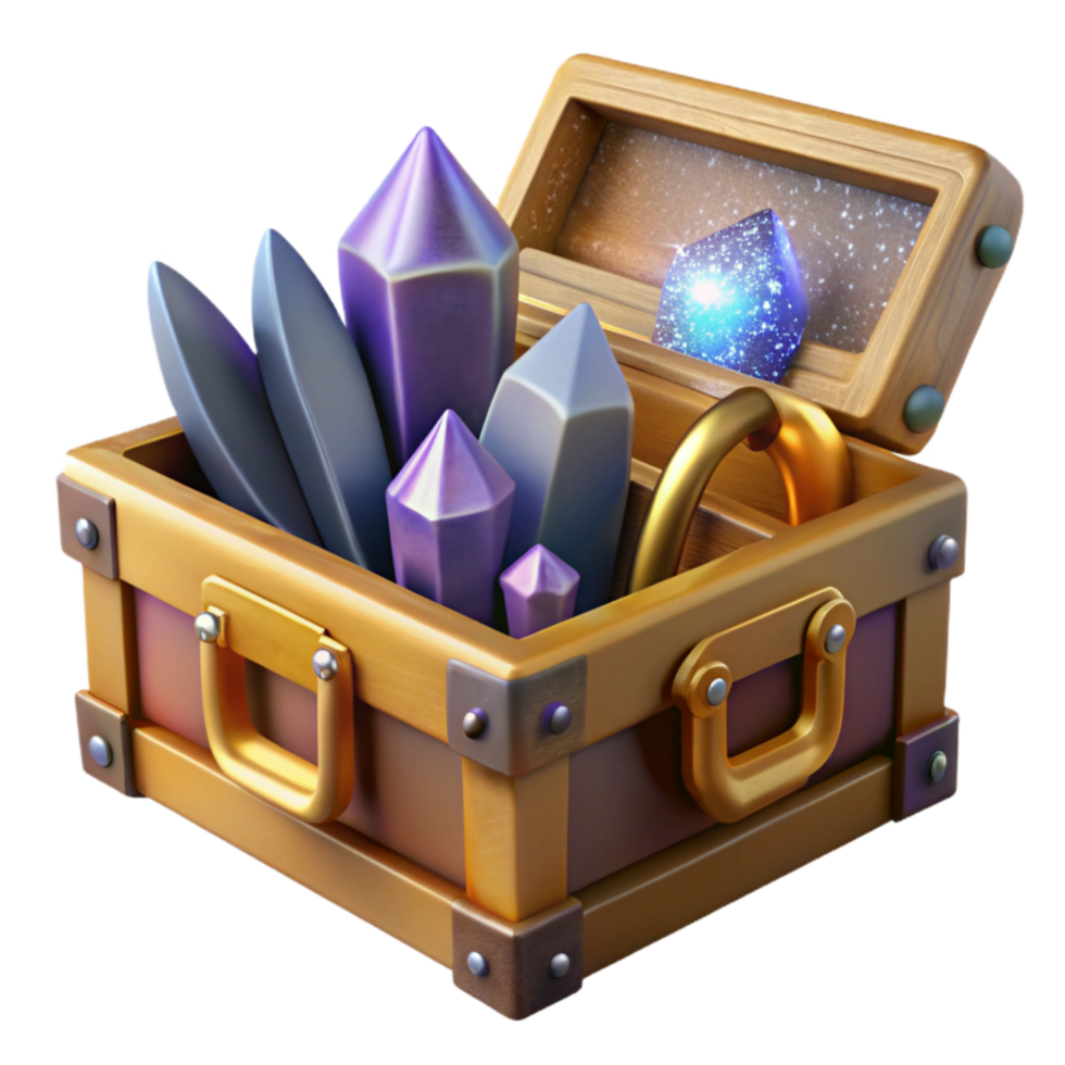 extraordinary traditional Wooden Toolbox Open Cutout with Tools Visible premium png