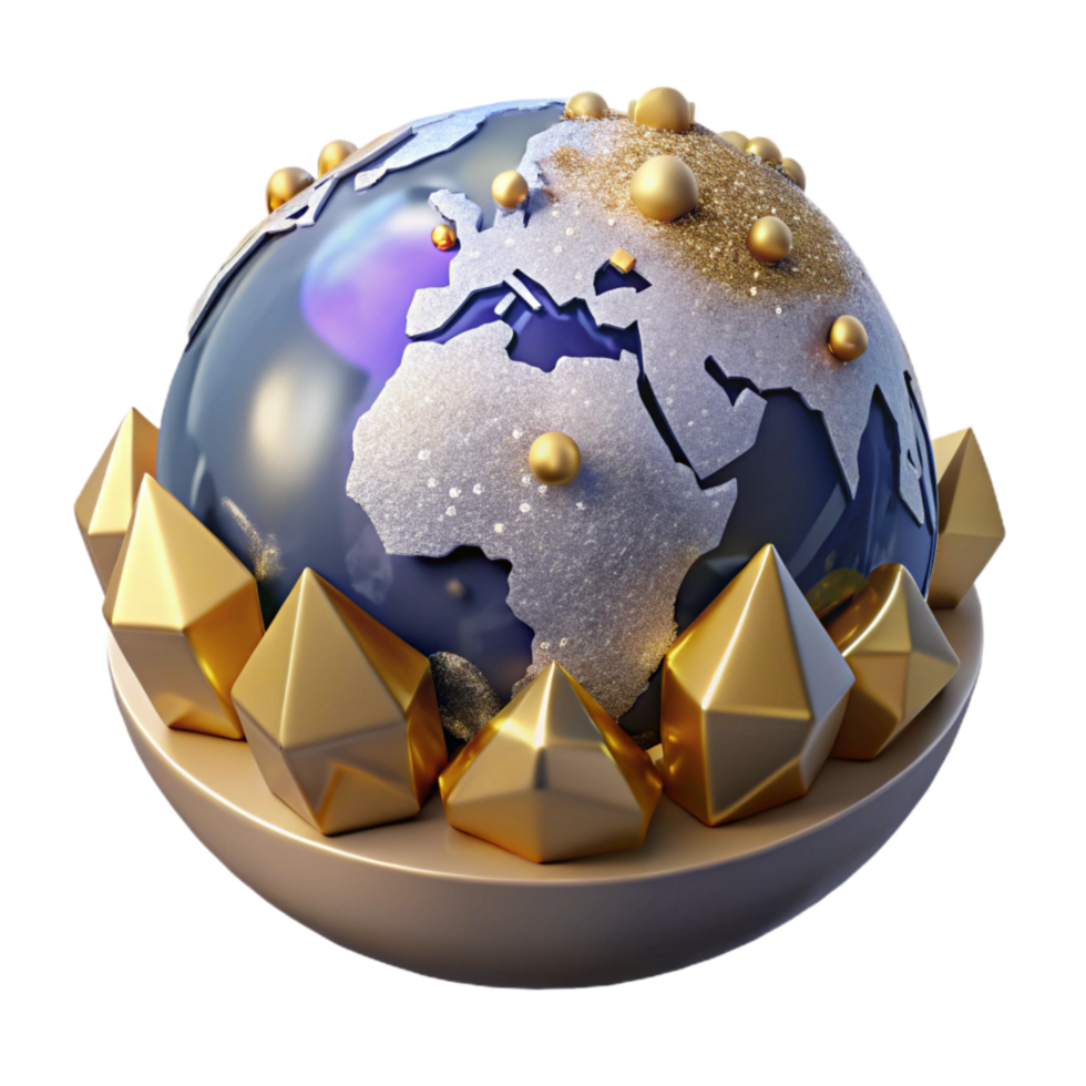 wonderful traditional World Map Flat View with Transparent Background premium png