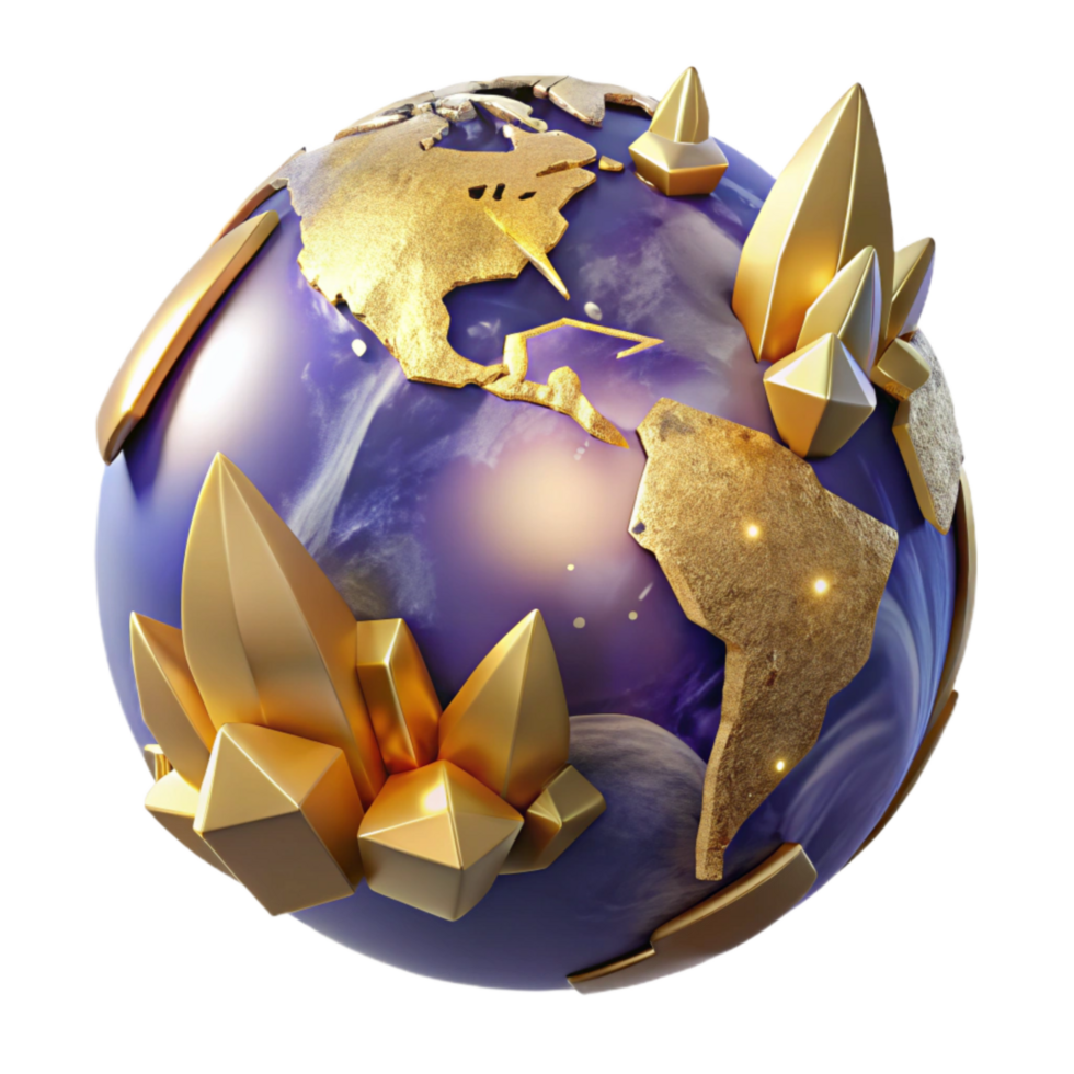 dramatic rustic World Map Flat View with Transparent Background genuine png