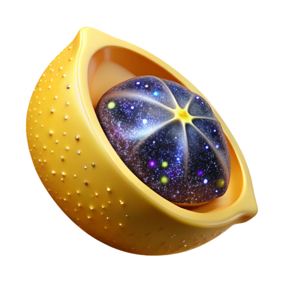 extraordinary vintage Yellow Lemon Slice with Seeds Cutout high resolution png