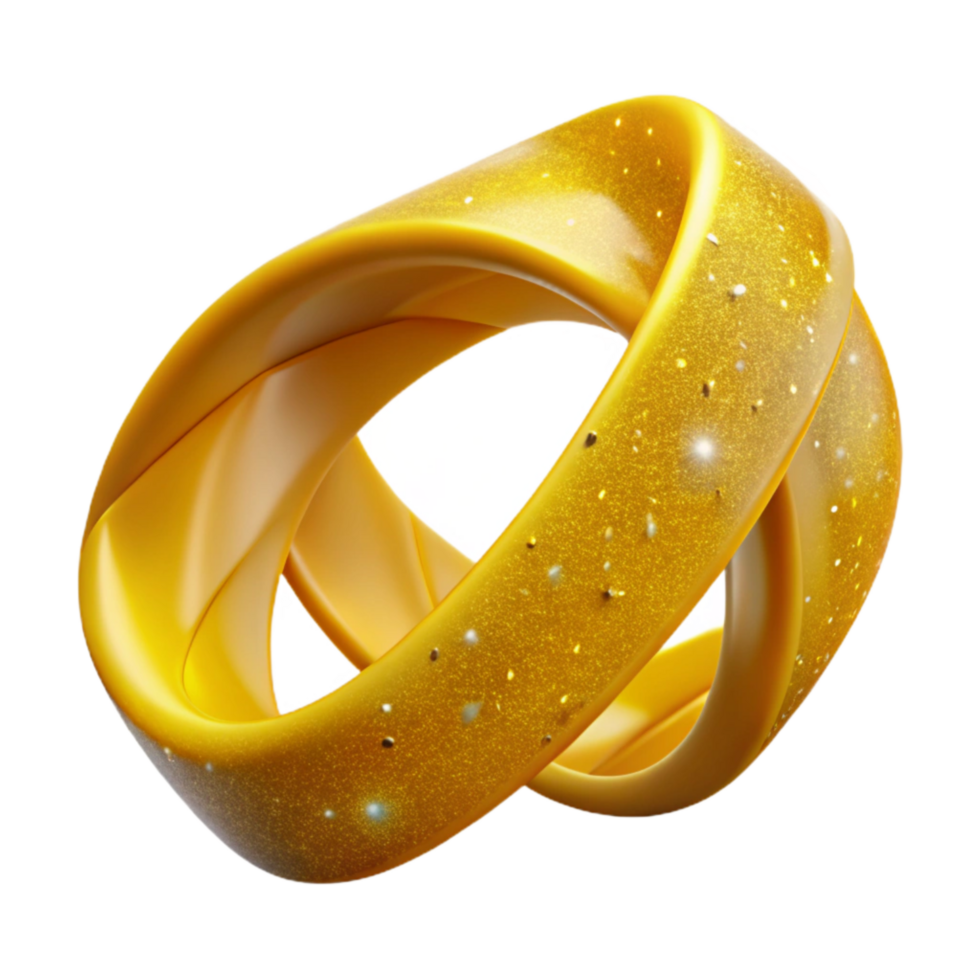 beautiful traditional Yellow Rubber Band Stretched Cutout Transparent Background professional png