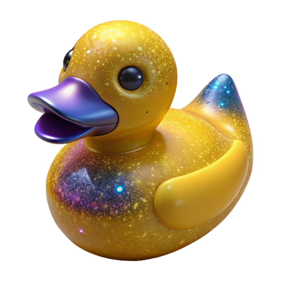 impressive vintage Yellow Rubber Duck Top Angle Transparent Background authentic png