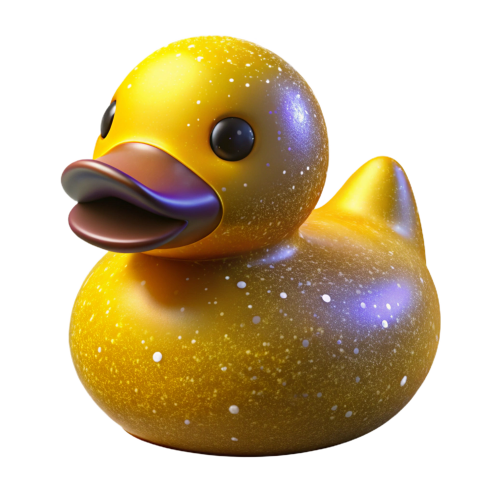 elegant creative Yellow Rubber Duck Toy Isolated high quality png
