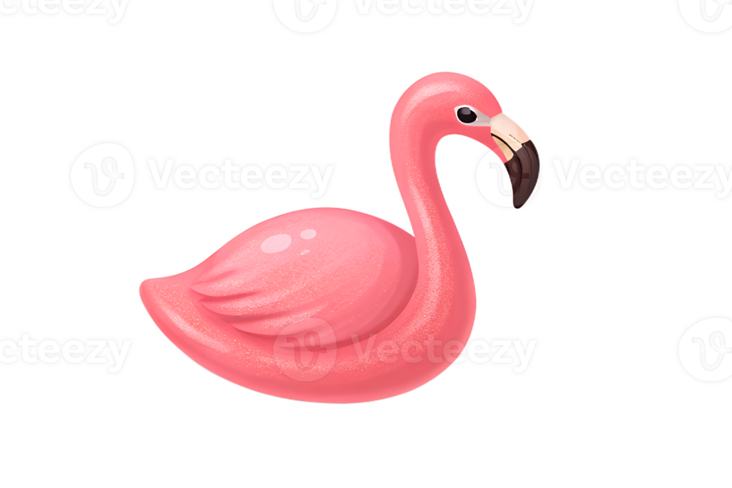 Pink Flamingo Pool Float Icon png