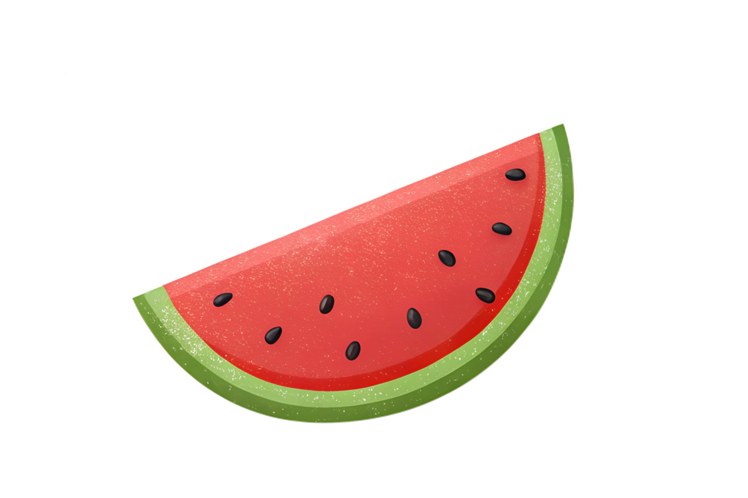 watermelon slice icon on transparent background png
