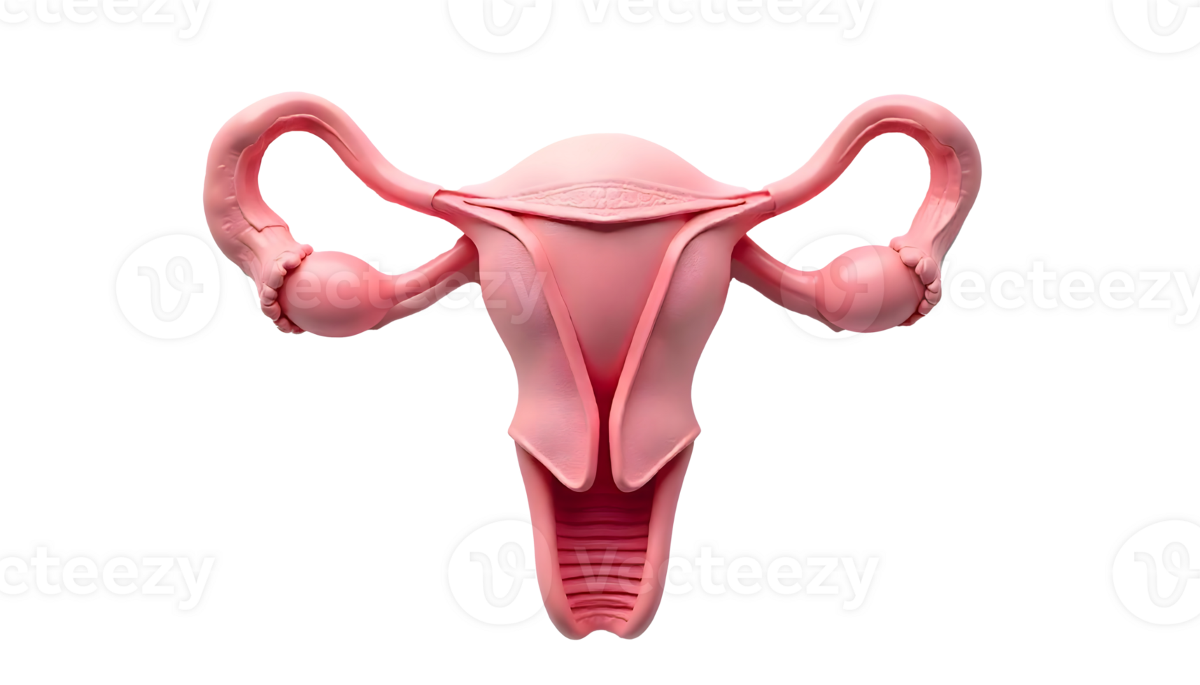 Female Reproductive System Comprehensive Illustration for Medical Studies png