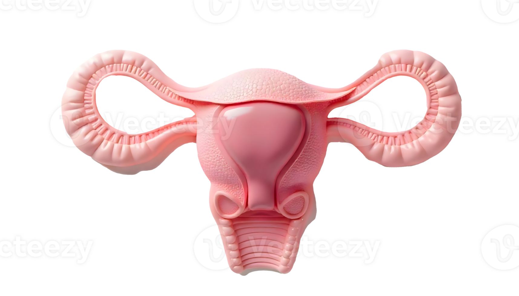 Detailed Anatomical Representation of the Female Reproductive System png