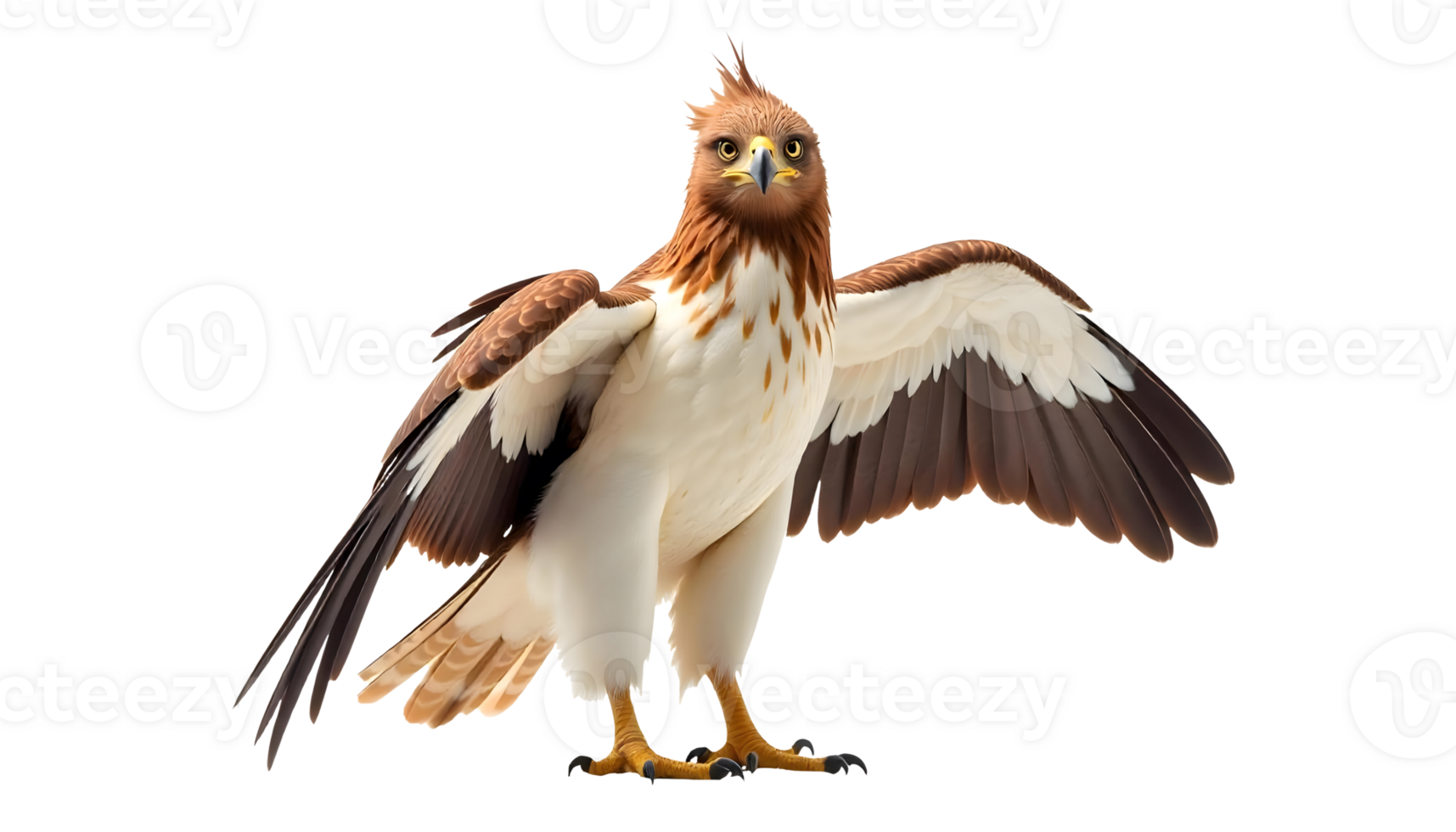 Majestic Eagle With Fully Spread Wings Showcasing Power And Grace For Wildlife Campaigns Or Art Projects png