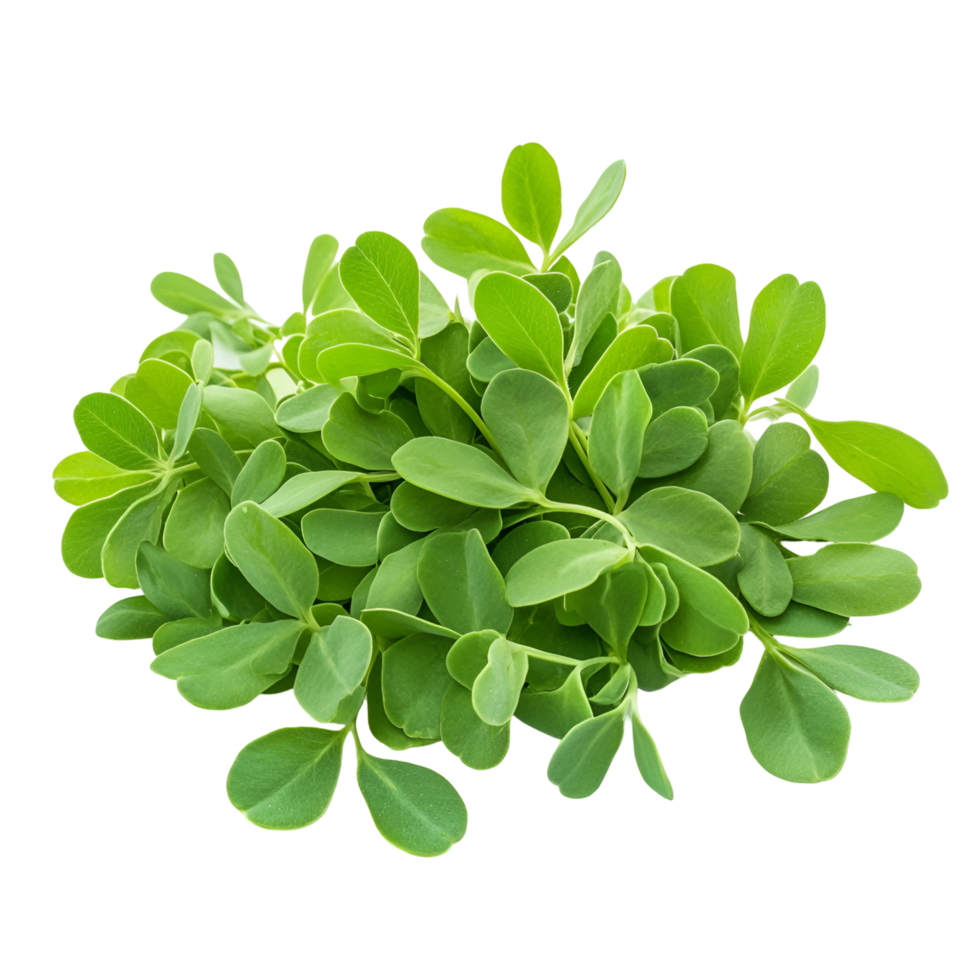 Fresh Fenugreek Leaves Transparent Background png