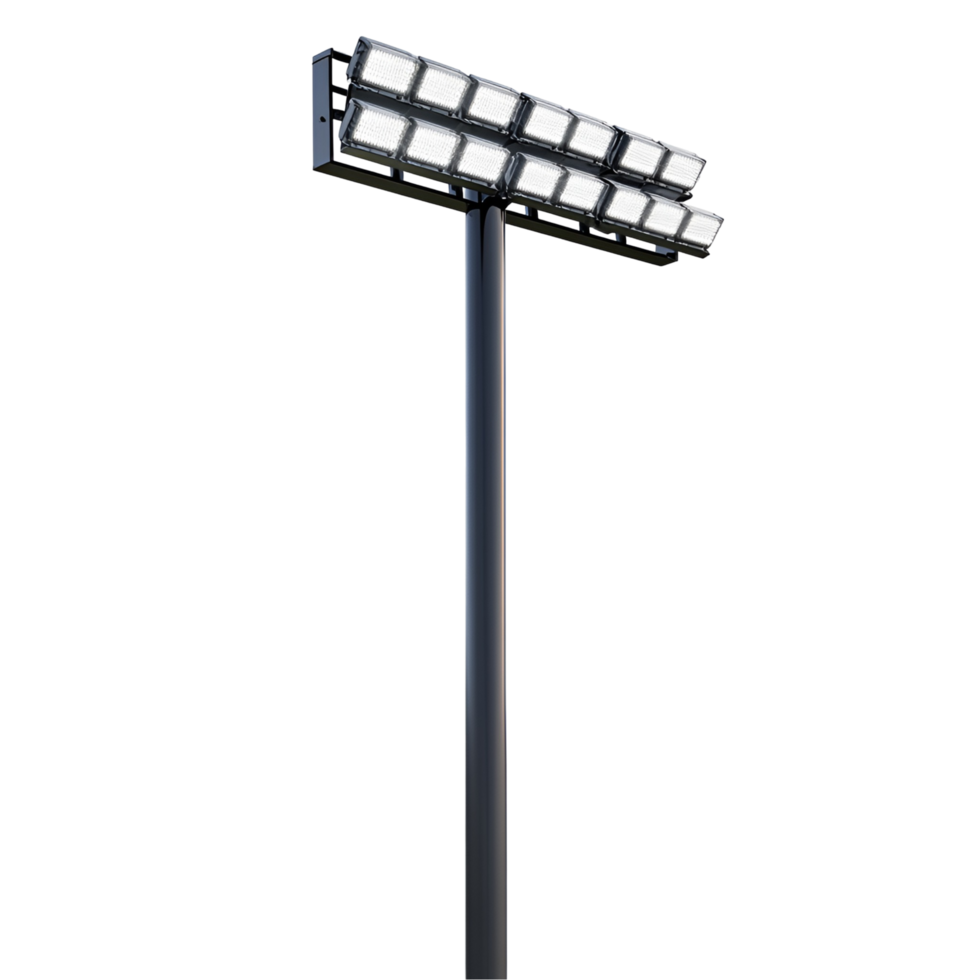 Bright Street Lights On Pole Transparent Background png