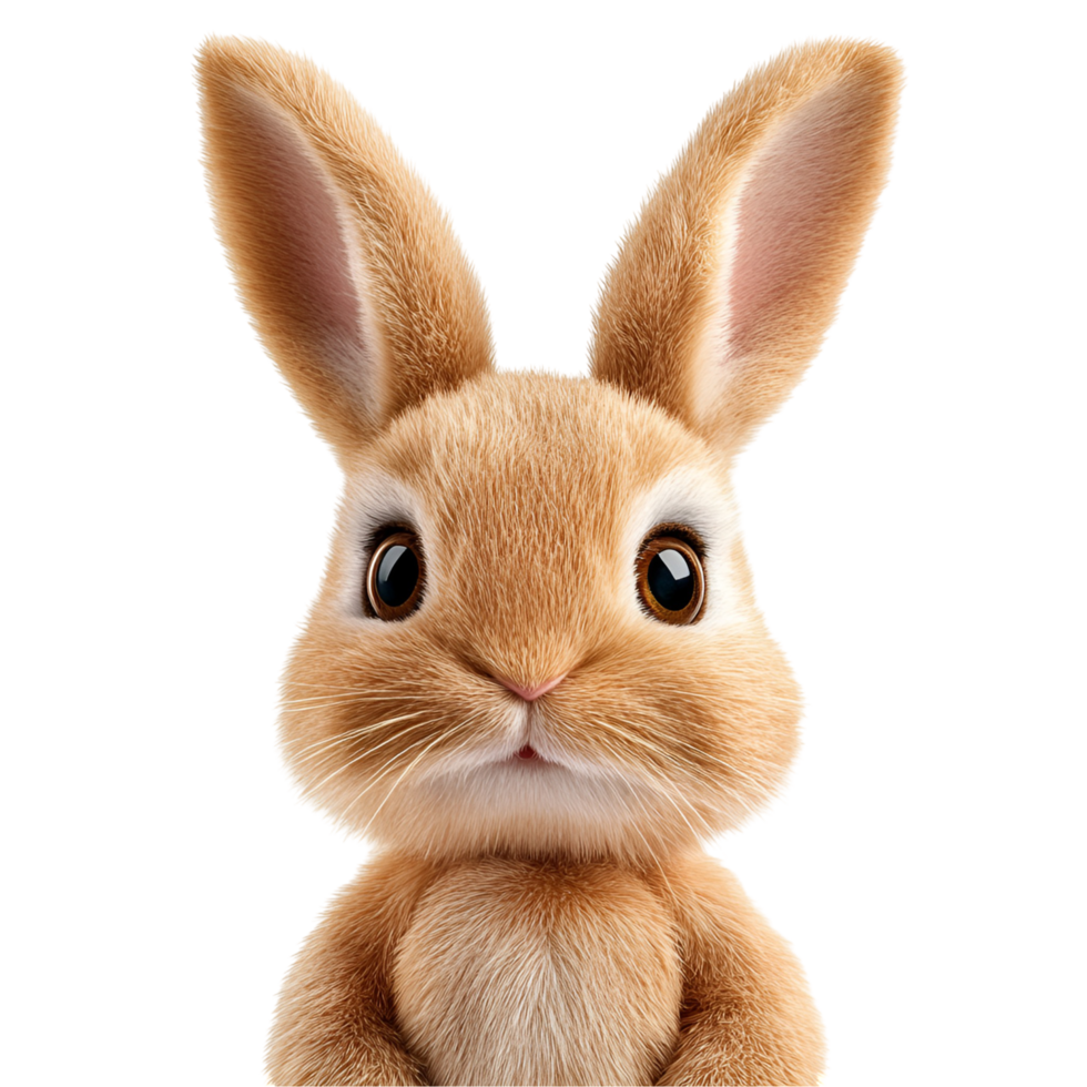Adorable Bunny. .Transparent Background png