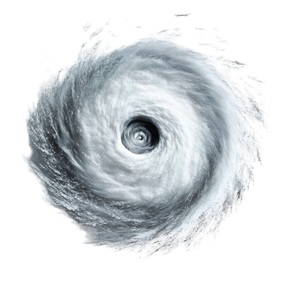Dark Funnel Cloud Tornado Transparent Background png