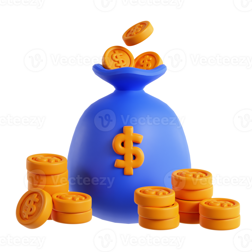 Money Bag with Dollar Symbol png