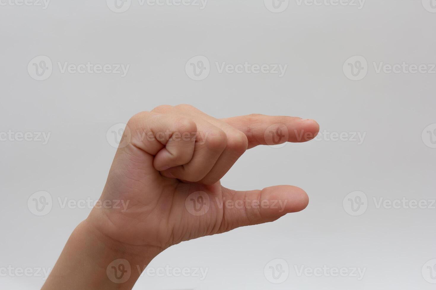 Child small gesture photo