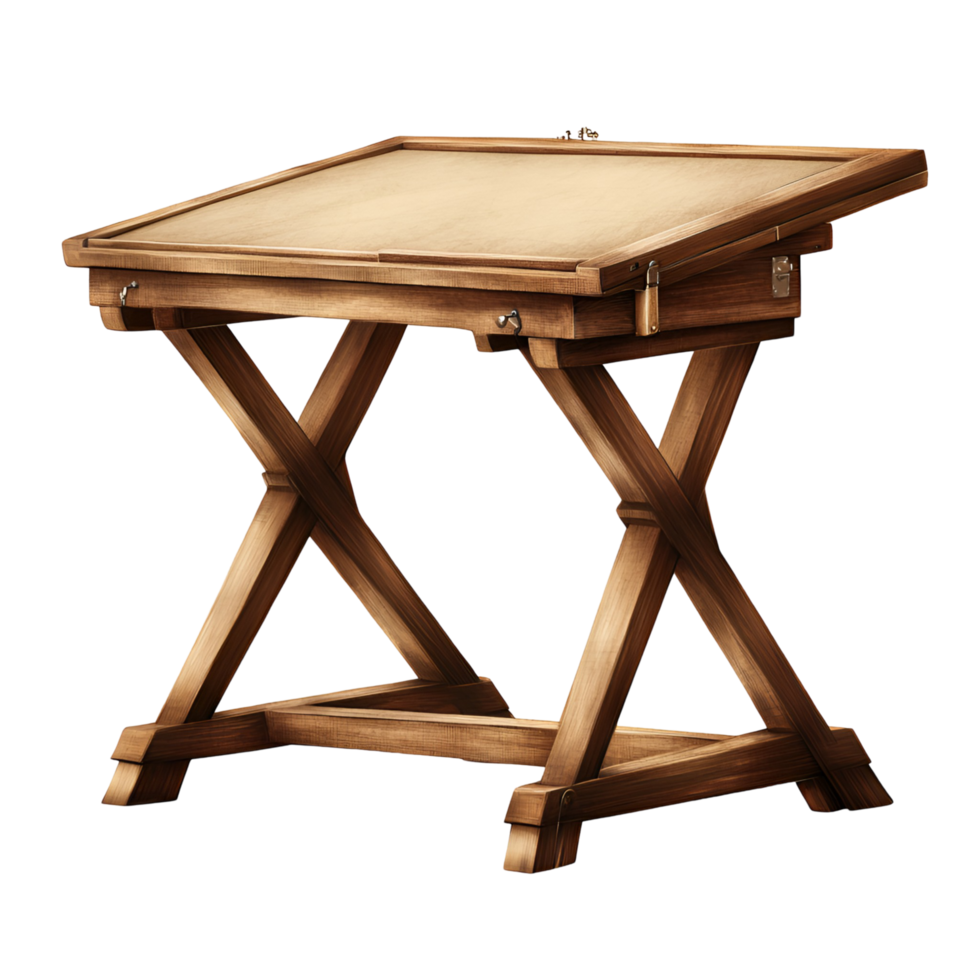 Architect Drafting Table Isolated Transparent Background png