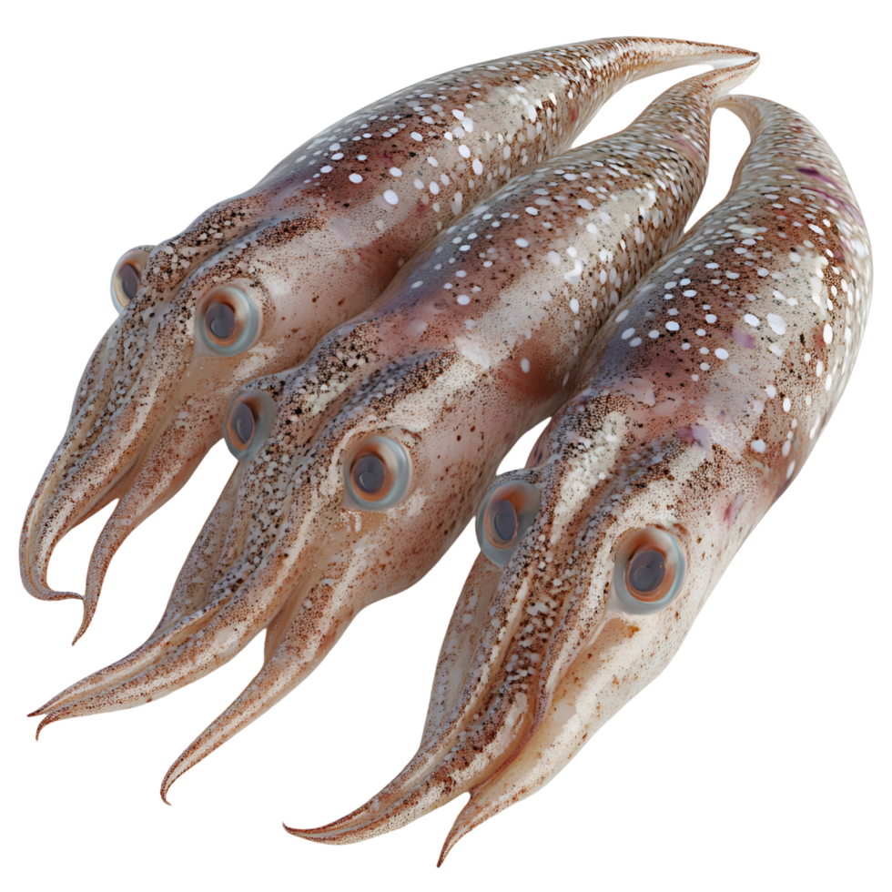Vibrant Octopus Squid Underwater Animal Transparent Background png
