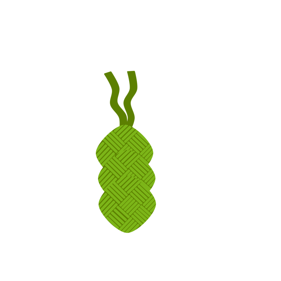 Illustration Ketupat Food for Eid Celebration png