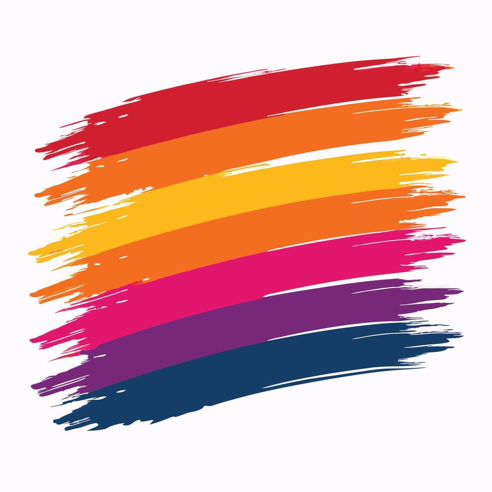 Expressive Watercolor Brush Strokes for Creative Text Embellishments vector