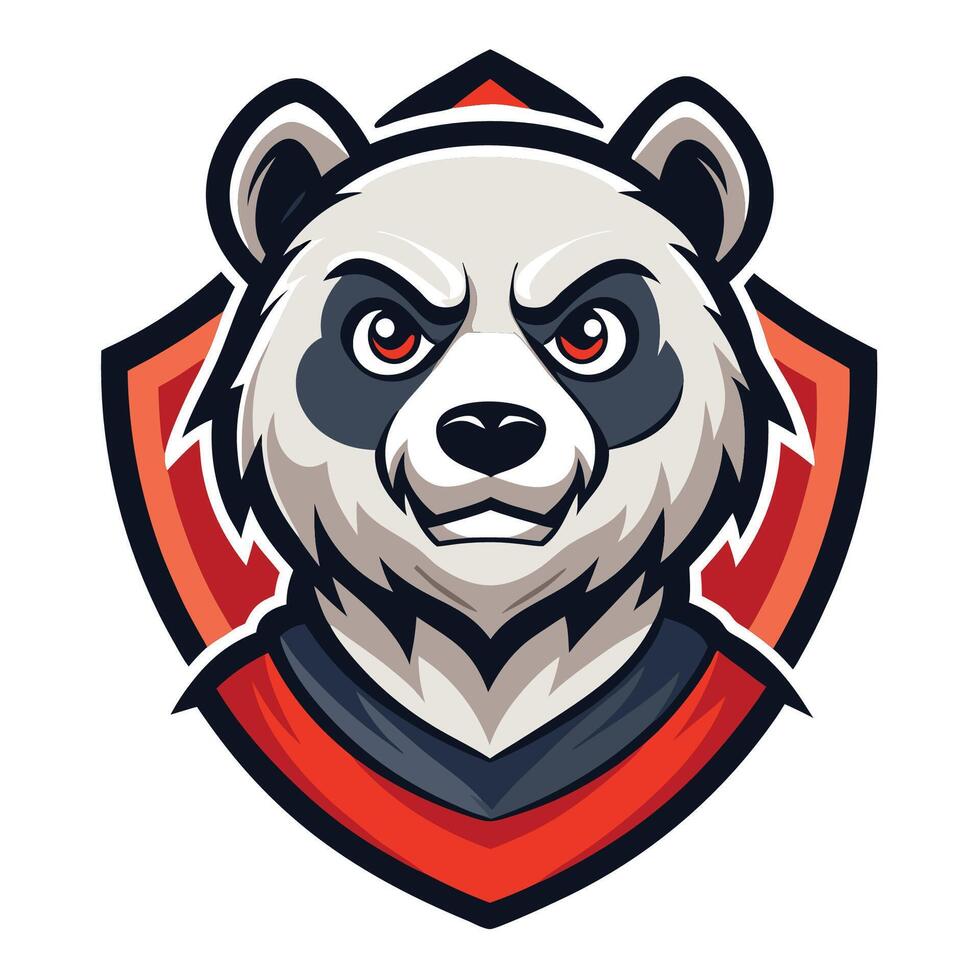 Panda Mascot Illustration for Schools and Educational Institutions vector