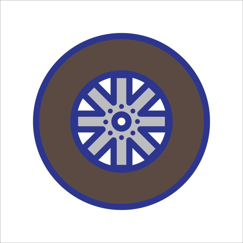 Car Wheel Illustration vector
