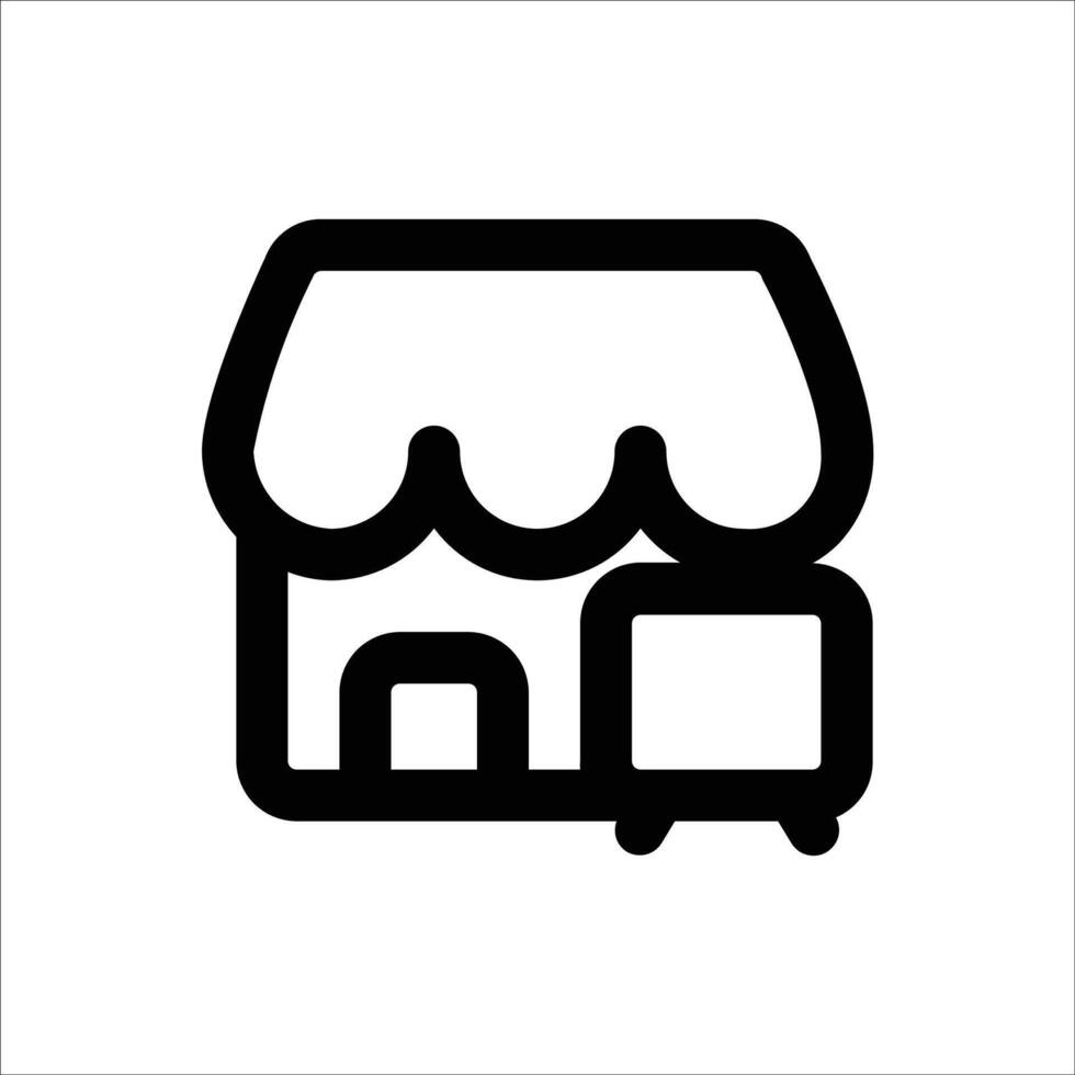 Shop Advertisement Icon vector