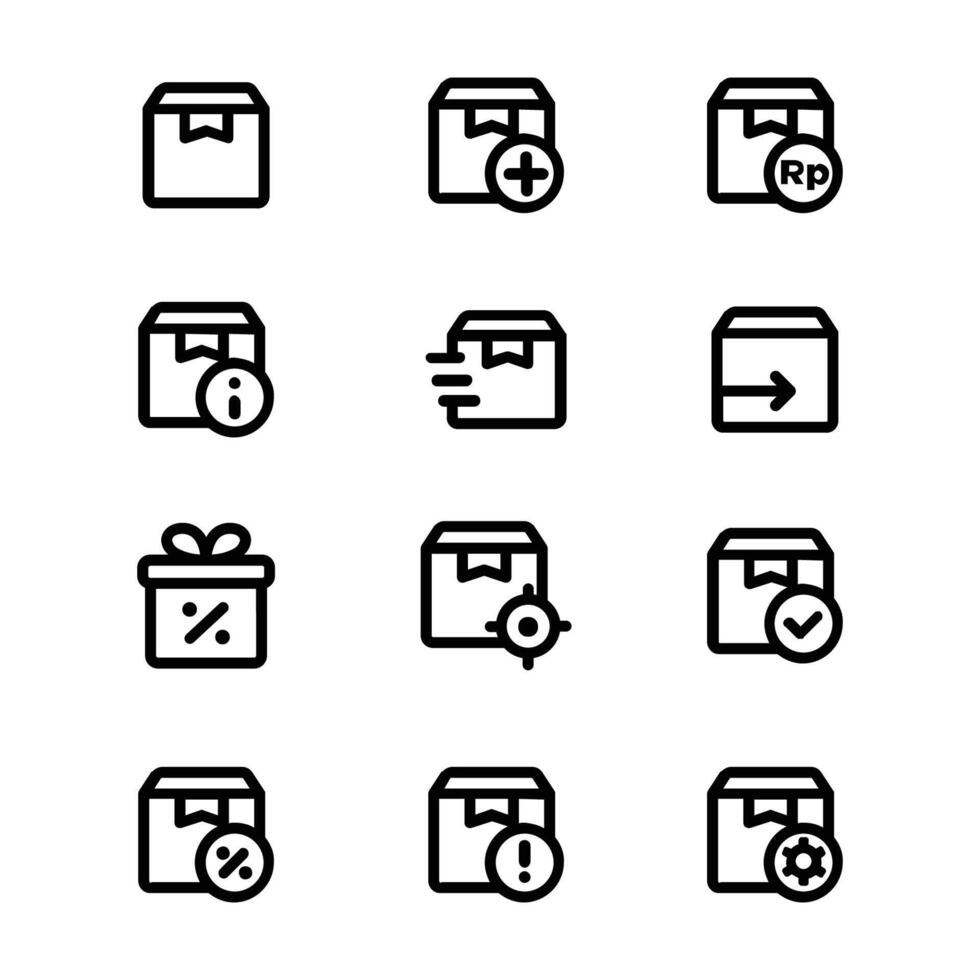 Package Management Icon vector
