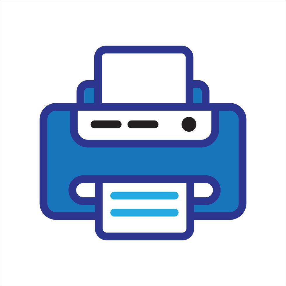 Printer machine Illustration vector