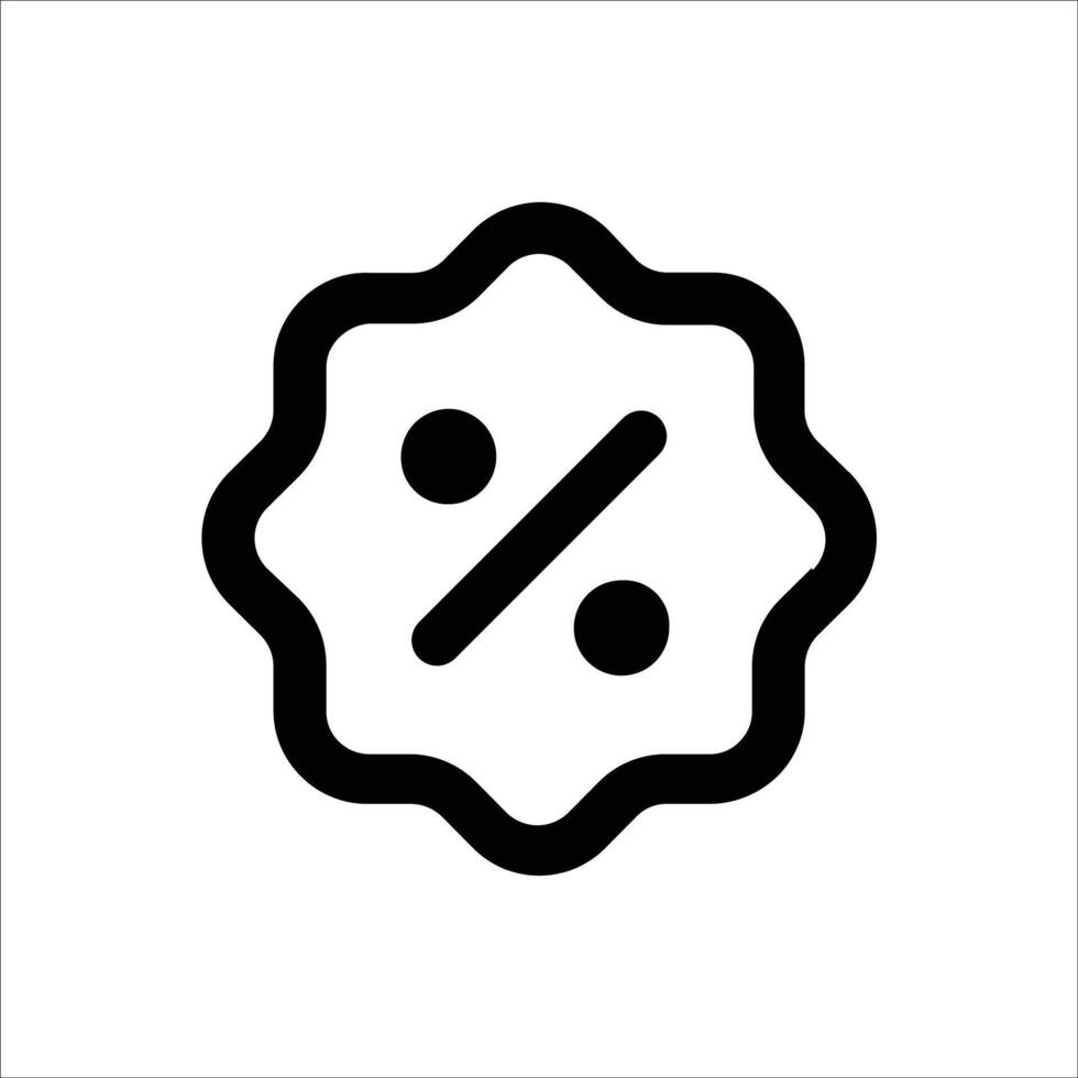Discount Badge Icon vector