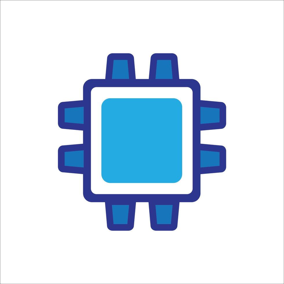 Processor Computer Illustration vector