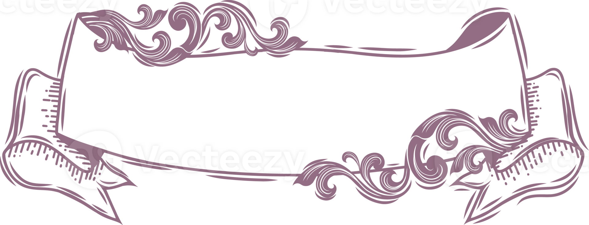 Ribbon Banner and Thai art png