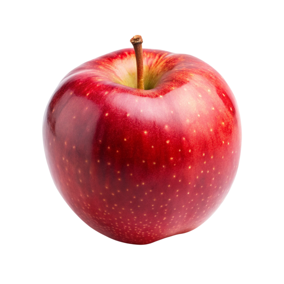 Red Apple on Transparent Background. Healthy Red Apple png