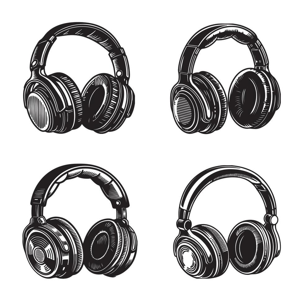 Noise-Cancelling Headphones Excellence vector