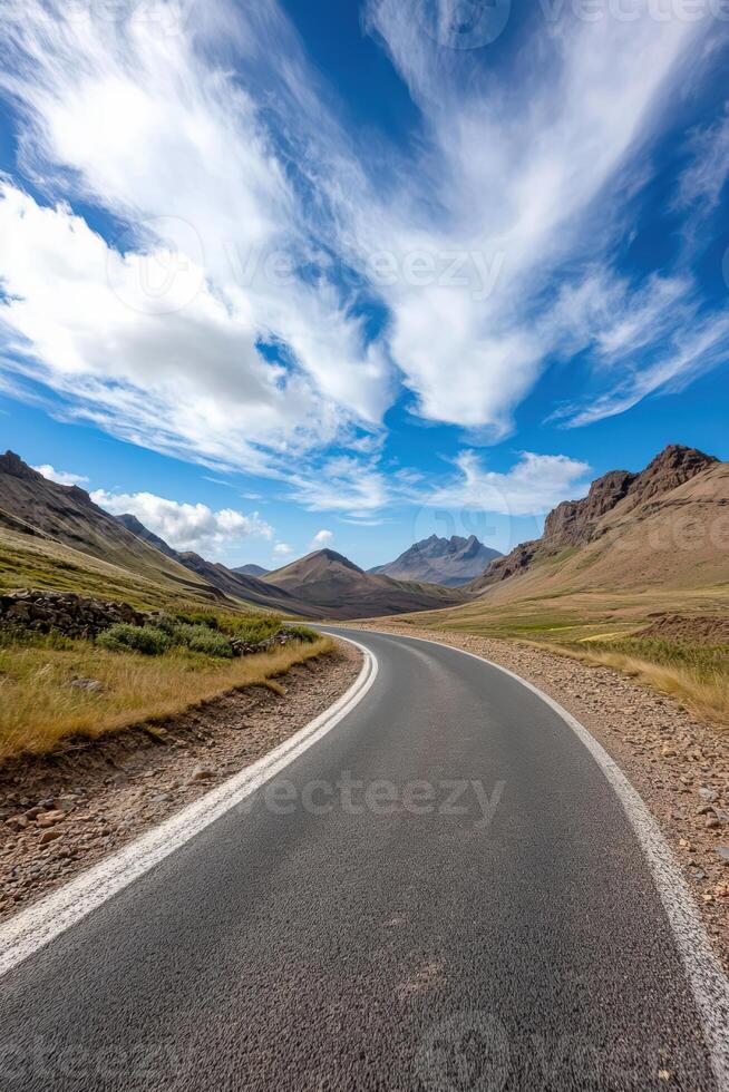 venturing beyond familiar, thrilling adventures along lanzarotes serpentine path through verdant natural parks unveiling unexplored horizons and breathtaking vistas photo