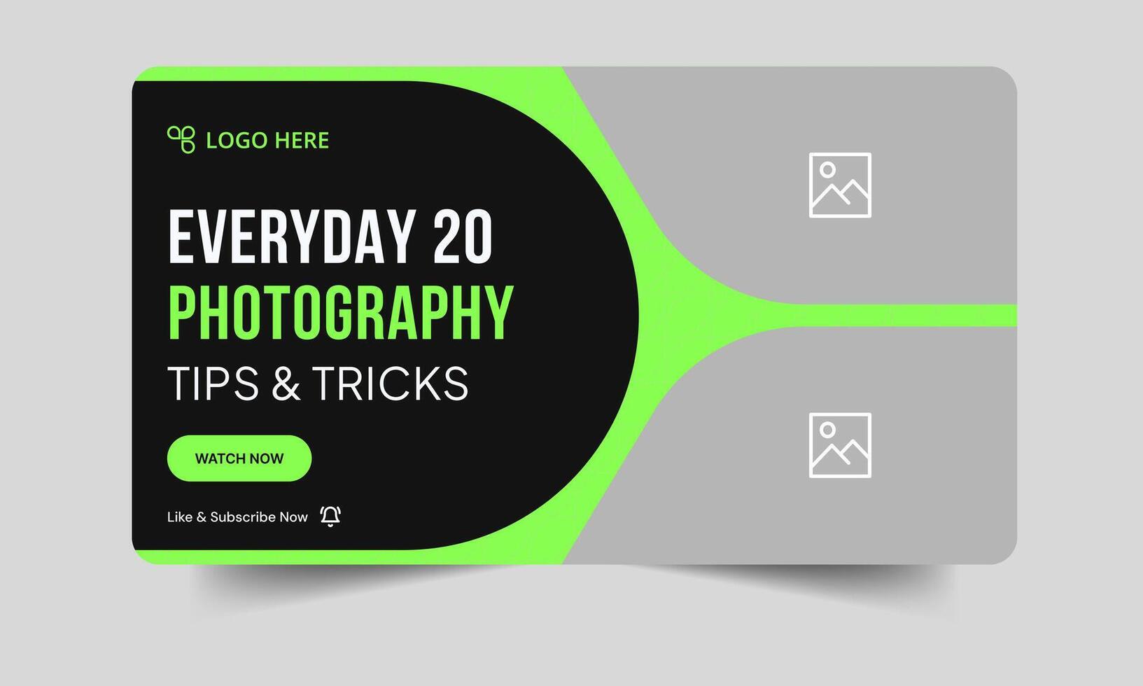 Wedding photography tips and trick thumbnail banner design, daily photography techniques cover banner, customizable eps 10 file format vector