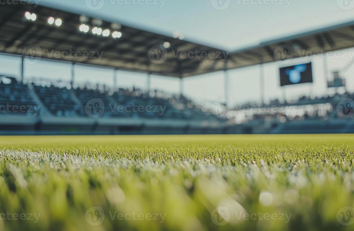 A youth football match on a field, with players running and chasing the ball. A lively and engaging sports scene, great for teamwork, competition, and athleticism-themed visuals photo