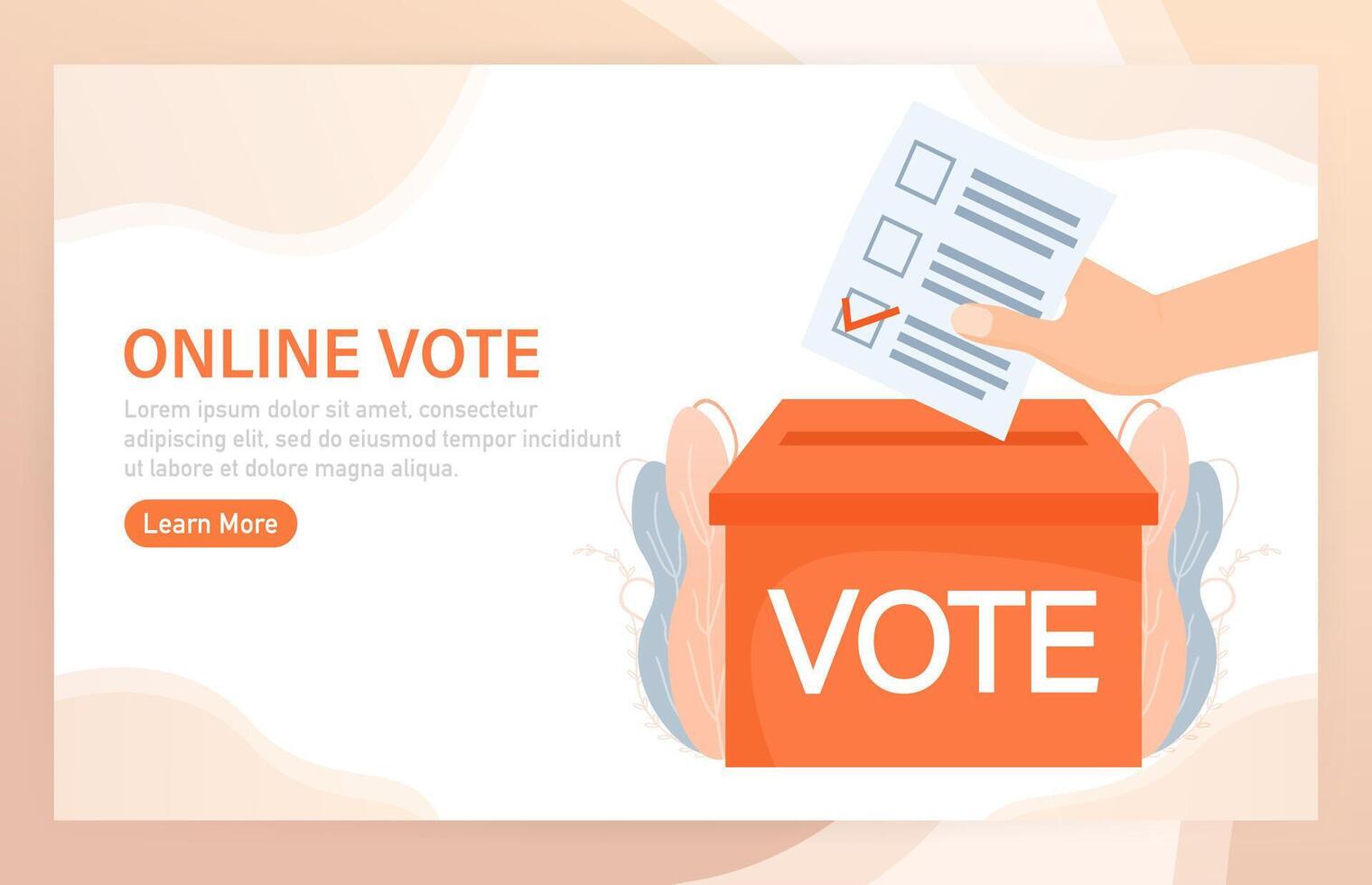 Cartoon icon. Cartoon character. Flat vote people for concept design. Poster design. vector