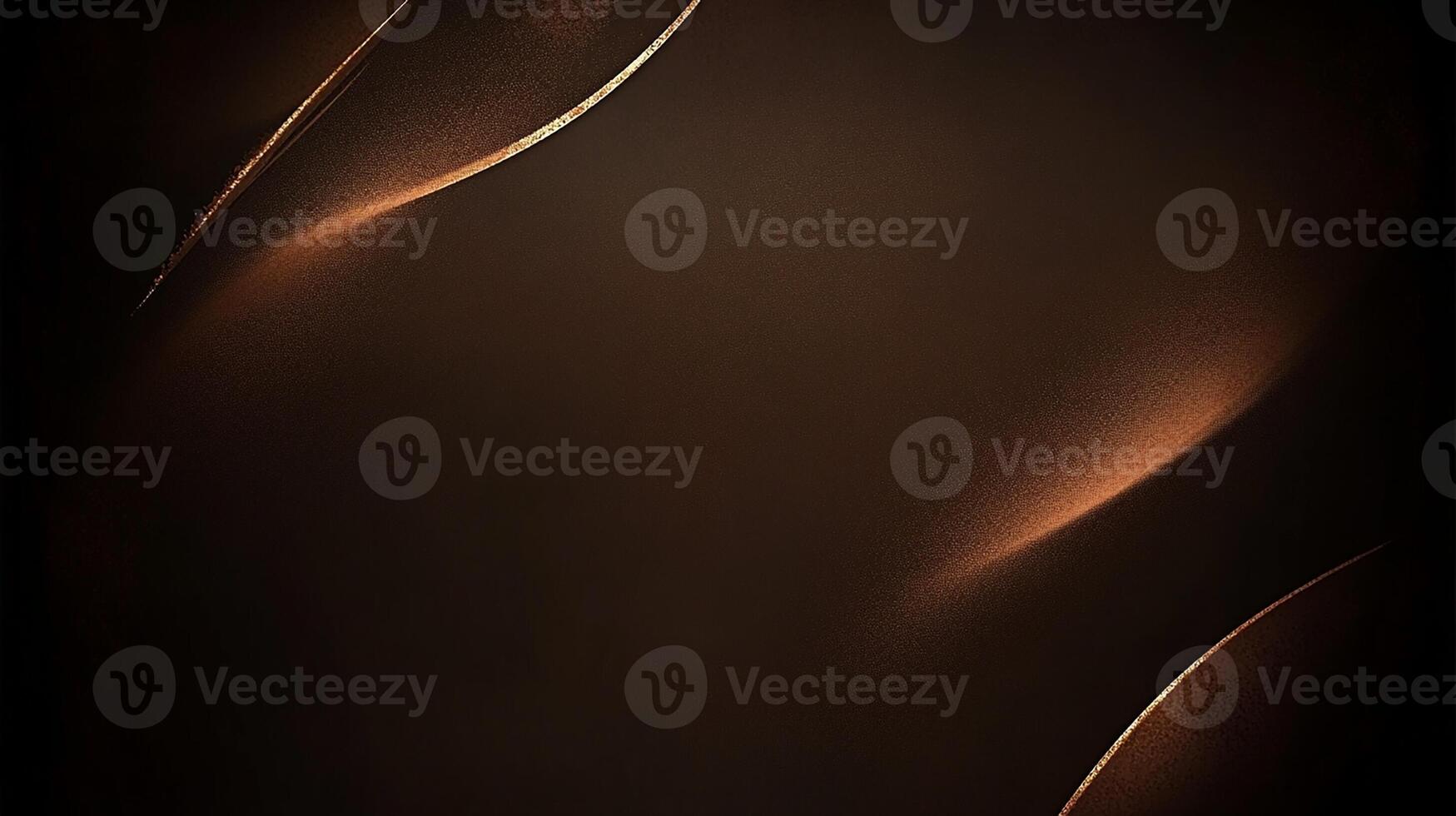 Luxury Dark Brown and Gold Abstract Background with Soft Metallic Glow photo