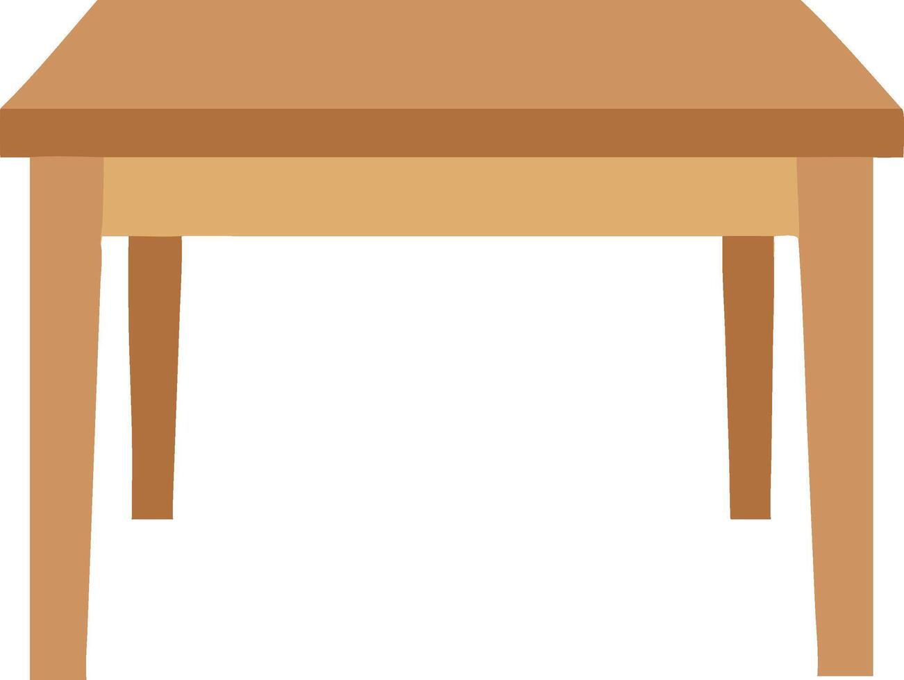 Vintage Wooden Table Design with Retro Charm and Traditional Features vector