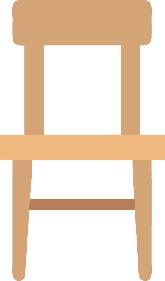 Artistic Wooden Chair Design with Sculptural Form and Fluid Lines vector