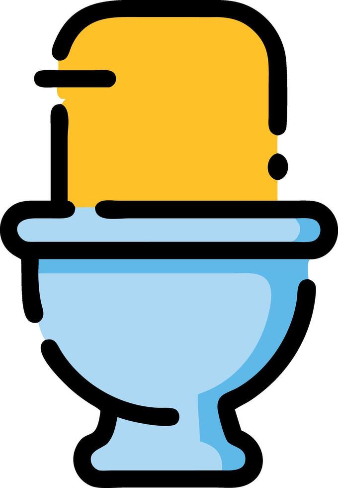 Neon Glow Toilet Design with Bright Highlights and Sci-Fi Vibes vector