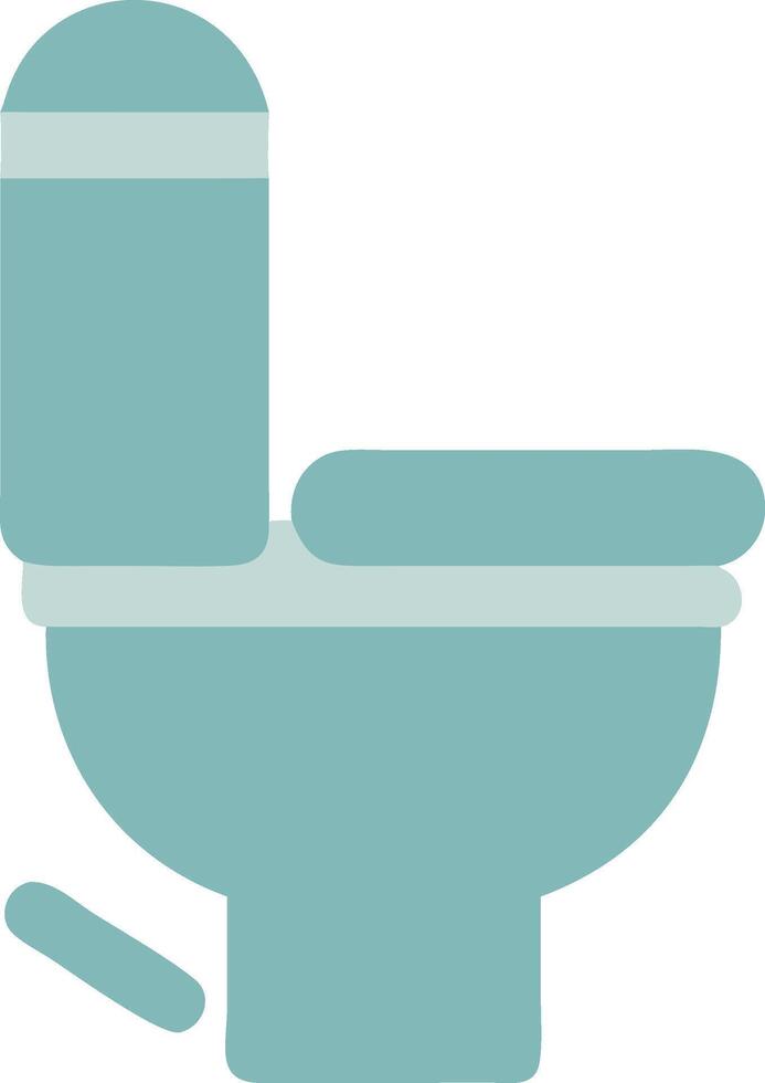 Smart Toilet Design with Futuristic High-Tech Elements vector