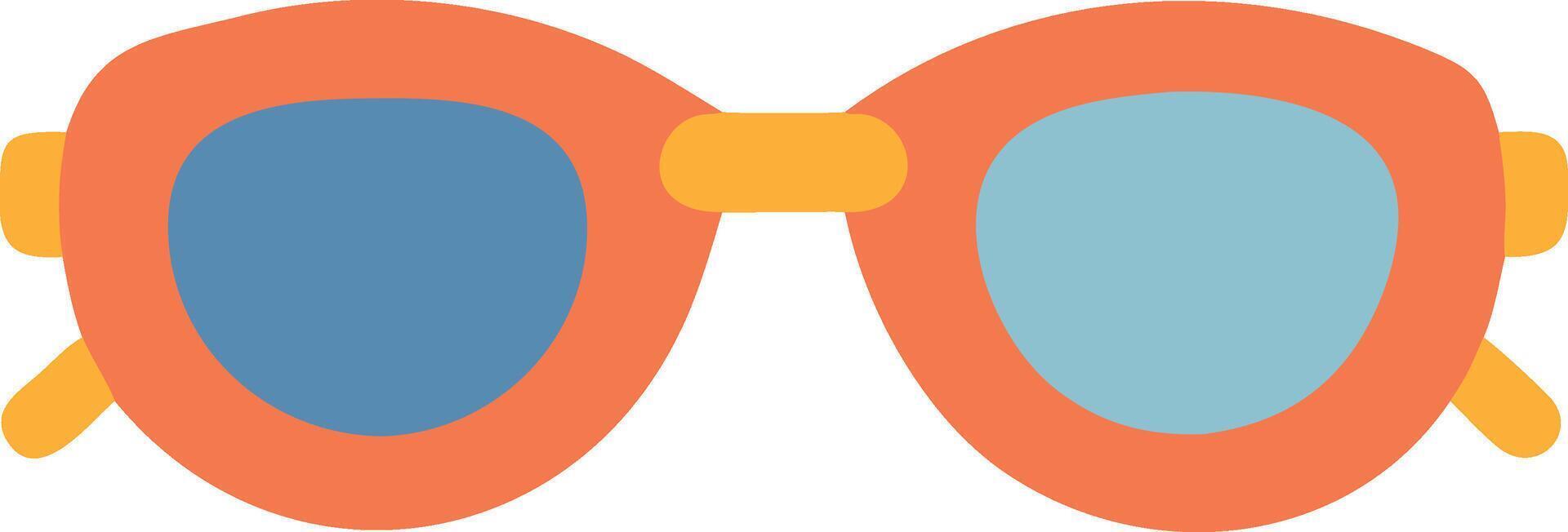 Monochrome Sunglasses Design with High-Contrast Black-and-White Art vector